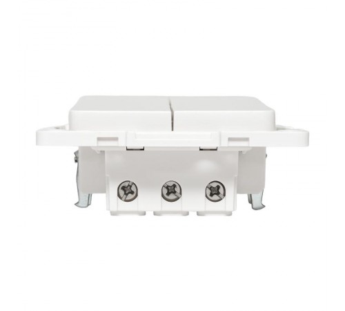 Стокгольм Механизм Выключателя 2-кл. проходного 10А в/к белый   EYV10-027-20  EKF