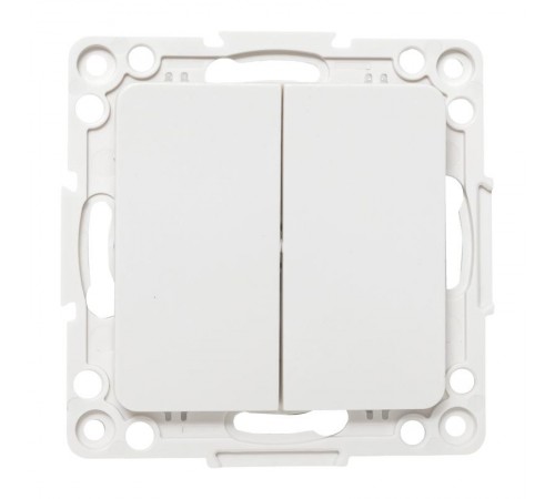 Стокгольм Механизм Выключателя 2-кл. проходного 10А в/к белый   EYV10-027-20  EKF