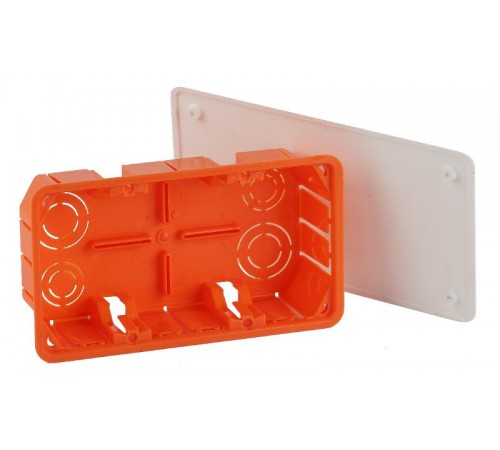 Коробка распределительная KRT 172х96х45мм для твердых стен, саморез., крышка IP20 (70/630)  Б0047259  ЭРА