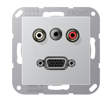 2x Cinch Audio (RCA) / Stereo Jack (TRS 3.5 mm) / VGA MAA1072AL Jung