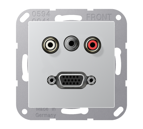 2x Cinch Audio (RCA) / Stereo Jack (TRS 3.5 mm) / VGA MAA1072AL Jung