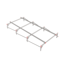 Опорная конструкция для установки оборудования TECHNORAPTOR 2000х4000  KM-TR-SSEI-2000-4000  КМ - профиль