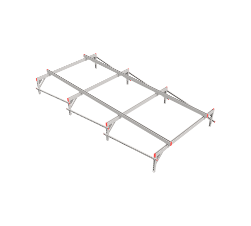 Опорная конструкция для установки оборудования TECHNORAPTOR 2000х4000  KM-TR-SSEI-2000-4000  КМ - профиль
