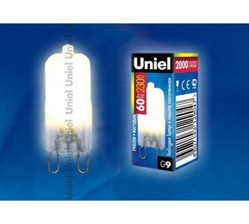 Лампа галогенная JCD-FR-60/G9 Картонная коробка  00577 Uniel
