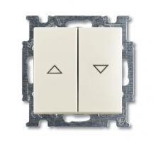 ABB Basic 55 Шале (белый) Выключатель жалюзийный  1012-0-2186   2CKA001012A2186  ABB