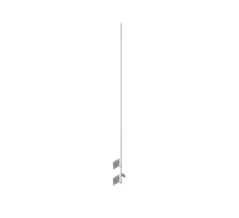 Молниеприемная мачта с опорой к стене составная H10 м HD  MKSR-H10 HD  КМ - профиль