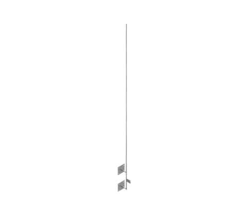 Молниеприемная мачта с опорой к стене составная H10 м HD  MKSR-H10 HD  КМ - профиль