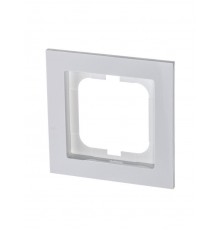 Рамка 1-постовая, серия axcent, цвет белый  1754-0-4331   2CKA001754A4331  ABB