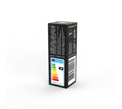 Лампа светодиодная LED G4 AC220-240V 5.5W 480lm3000K Glass  107807105  Gauss