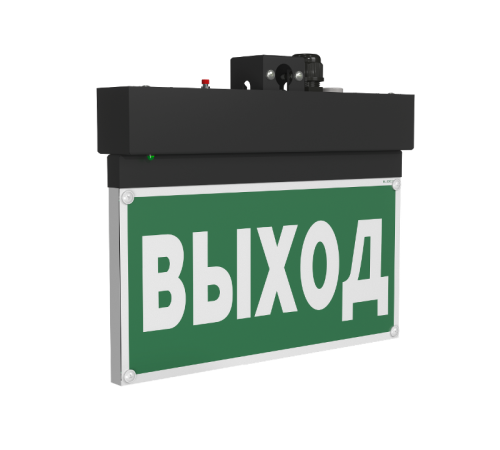 Световой указатель аварийного освещения BS-NEXTRINO-73-S1-INEXI2 Black  a18692  Белый свет