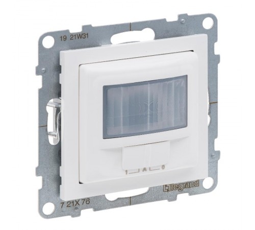 SUNO Датчик движения 180° 250Вт без нейтрали.C ручным управлением. Цвет "Белый"  721176  Legrand