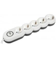 Удлинитель У05В 5 мест 2P+PE/1,5м 3х1,5мм2 16А/250В UNO  WYP53-16-05-D15-ZK  IEK