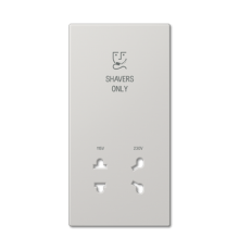 накладка бритвенной розетки серая  SOLS7522LGPL  Jung