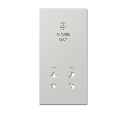 накладка бритвенной розетки серая  SOLS7522LGPL  Jung