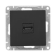 Механизм розетки HDMI, чёрный Эпика EKF  UP1-SOB-HDMI  EKF