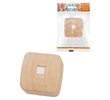 Розетка TФ (RJ-11) открытой установки IP20, сосна "Дача" Народная  SQ1824-0082  TDM