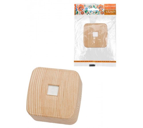 Розетка TФ (RJ-11) открытой установки IP20, сосна "Дача" Народная  SQ1824-0082  TDM