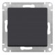 AtlasDesign Aqua Карбон Переключатель 1-клавишный IP44, сх.6, 10АХ, механизм  ATN441061  SE