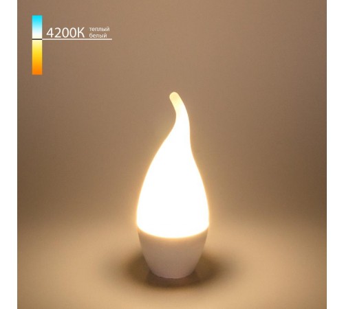 Лампа светодиодная Свеча на ветру СDW LED D 6W 4200K E14  a035754  Elektrostandard