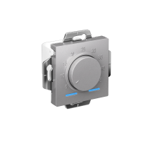 AtlasDesign Алюминий Термостат электронный теплого пола с датчиком, 10A, механизм,   ATN000335  SE