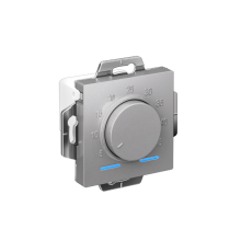 AtlasDesign Алюминий Термостат электронный теплого пола с датчиком, 10A, механизм,   ATN000335  SE