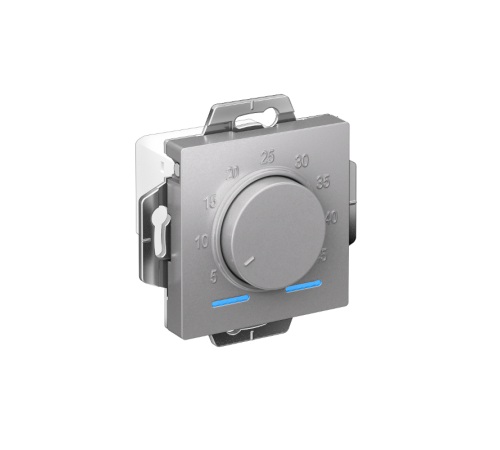 AtlasDesign Алюминий Термостат электронный теплого пола с датчиком, 10A, механизм,   ATN000335  SE