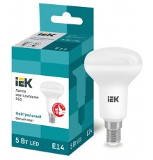 Лампа светодиодная LED 5Вт Е14 220В 4000К R50 рефлектор  LLE-R50-5-230-40-E14  IEK