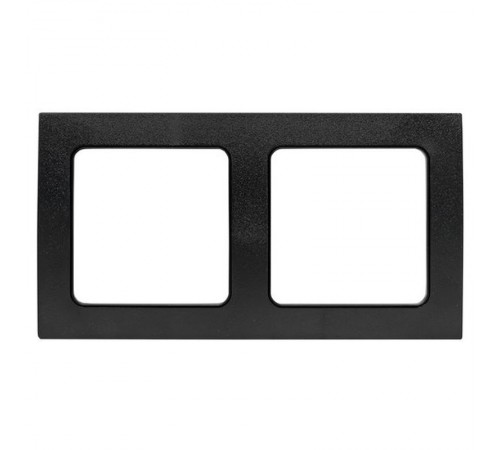 Стокгольм Рамка 2-местная черная EKF PROxima   EXM-G-303-30  EKF