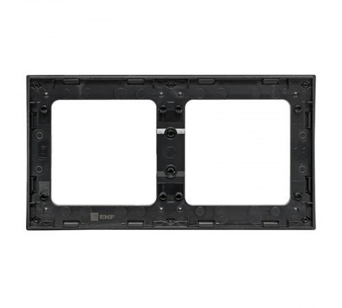 Стокгольм Рамка 2-местная черная EKF PROxima   EXM-G-303-30  EKF