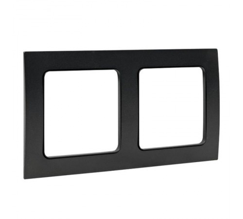 Стокгольм Рамка 2-местная черная EKF PROxima   EXM-G-303-30  EKF