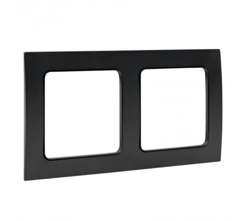 Стокгольм Рамка 2-местная черная EKF PROxima   EXM-G-303-30  EKF