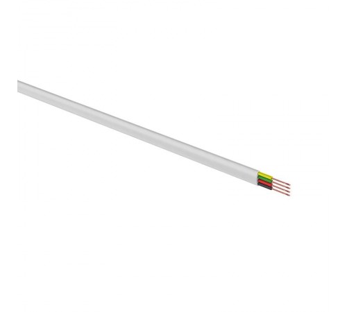 Кабель телефонный 4 жилы, 100 м., белый (CCA), (ШТЛП-4)  01-5101-3  REXANT