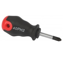 Отвертка PH 2х40 мм крестовая двухкомпонентная рукоятка  Б0055843  ЭРА