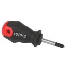 Отвертка PH 2х40 мм крестовая двухкомпонентная рукоятка  Б0055843  ЭРА