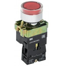 Кнопка управления LAY5-BW3461 с подсветкой красный 1з   BBT50-BW-K04  IEK
