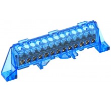 TEKFOR Шина N "ноль" в комбинированном DIN-изоляторе "Стойка" 6х9-13-С  TF-NN10-13-DP-K07  IEK