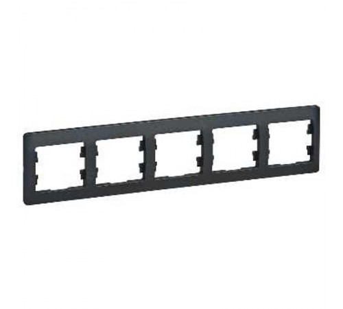 Glossa Антрацит Выключатель 1-клавишный сх.1, 10AX  GSL000711  SE