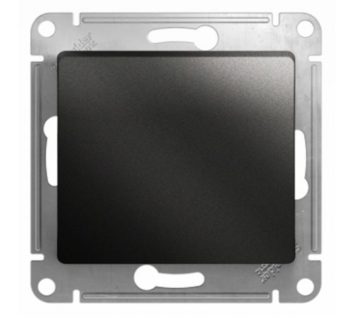 Glossa Антрацит Выключатель 1-клавишный сх.1, 10AX  GSL000711  SE