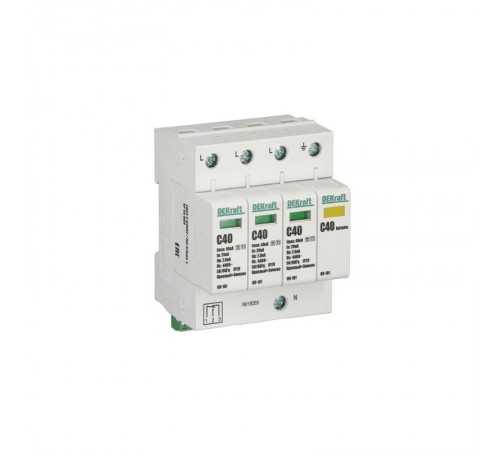 Ограничитель перенапряжений 4P 40кА C 420В ОП-101  18018DEK  DEKraft