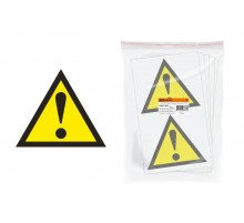 Знак 150х150мм "Внимание. Опасность"  SQ0817-0030  TDM