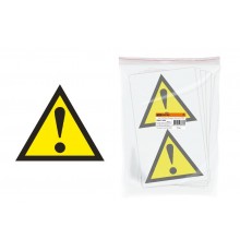 Знак 150х150мм "Внимание. Опасность"  SQ0817-0030  TDM