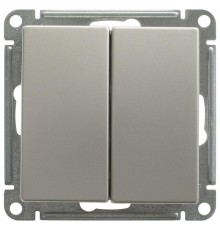 W59 Шампань Переключатель 2-клавишный 10АХ  VS610-256-4-86  SE