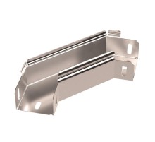 Угол горизонтальный 90 градусов Стандарт INOX (AISI 409) 50х50  PR16.3553  Промрукав