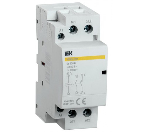 Контактор модульный КМ63-20М AC IEK  MKK11-63-20  IEK