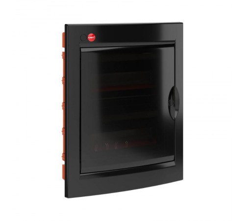 Щиток встраиваемый с дверцей 24 мод.,IP41, черный, с клеммным блоком 63А  RB24B4TBD  DKC