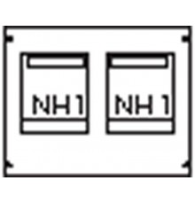 Пластрон для 2 NH1 2ряда/3 рейки  AG82  ABB