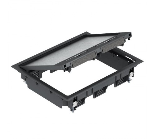 Лючок GES6U (универсальный) 9xModul45 (полиамид,черный) (GES6 U 9011)  7405312  OBO Bettermann