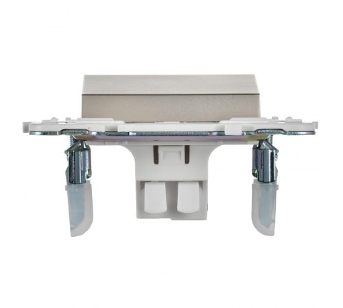 SKANDY Выключатель 1-клавишный проходной 10А SK-V02Sh шампань  SK-V12-0-10-K37  IEK