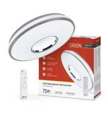 Светильник светодиодный COMFORT ORION 75Вт 230В 3000-6500K 6000Лм 500x100мм с пультом ДУ  4690612035154  IN HOME
