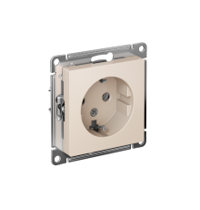 AtlasDesign Бежевый Розетка с заземлением, 16А, механизм  ATN000243  SE